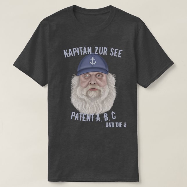 T-shirt Kapitan Zur Voir (Design devant)