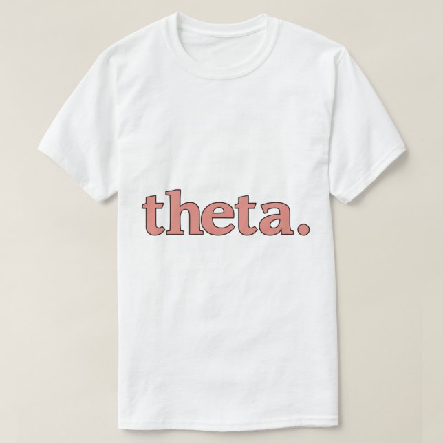 T-shirt Kappa Alpha Theta Pastel (Design devant)