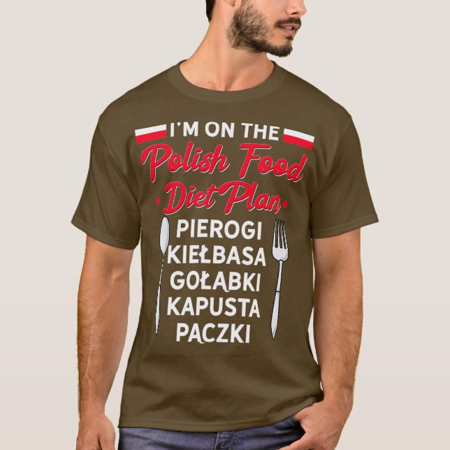 T-shirt Kapusta Pierogi Lover Drôle Im Sur Le Polonais (Devant)