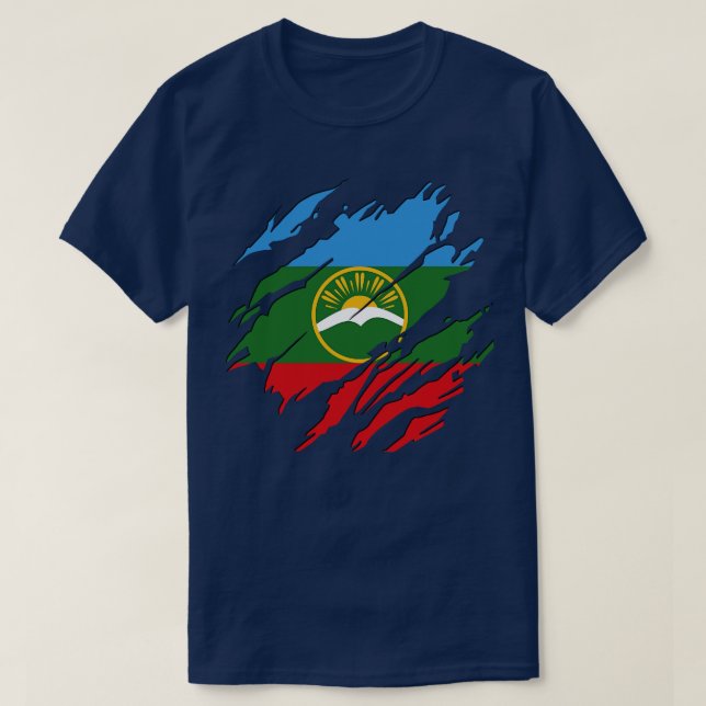 T-shirt KarachayCherkessia toujours (Design devant)