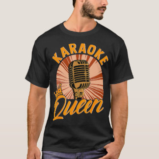 T-shirt Karaoke Chant Drôle Musique Chant Chant Le Long Du