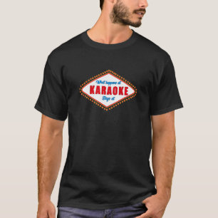 T-shirt Karaoké Chantant Avec Des Discours Ce Qui Se Passe