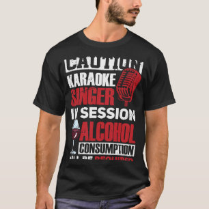 T-shirt Karaoke chanter Microphone Karaoke chanteur à Sess
