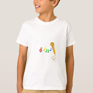 T-shirt Karaoke heureux de musique de chant