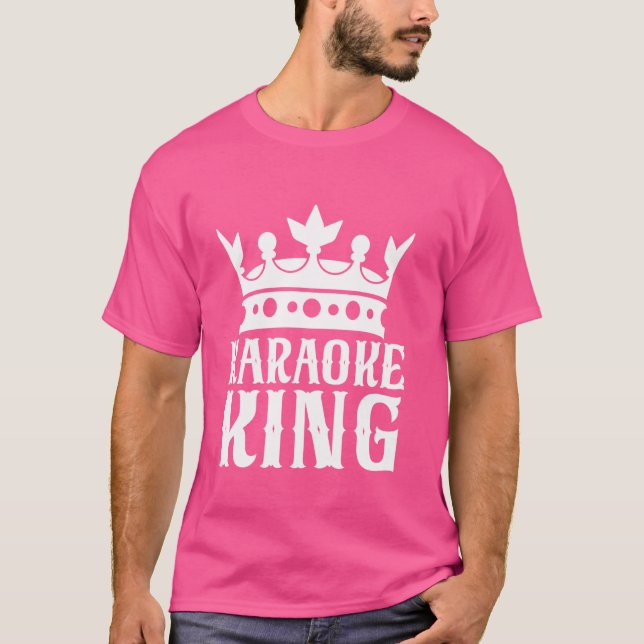 T-shirt Karaoke King Karaoke (Devant)