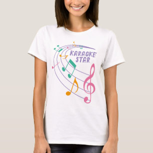 T-shirt Karaoke Music Star personnalisable