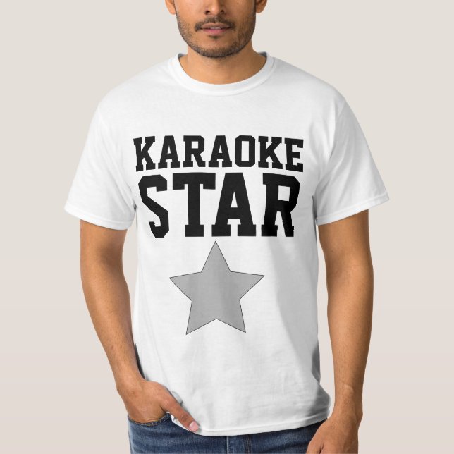 T-shirt KARAOKE STAR (Devant)