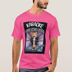 T-shirt Karaoké, tout le monde devient rockstar, Chant de 