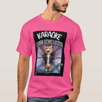 T-shirt Karaoké, tout le monde devient rockstar, Chant de