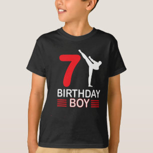 T-shirt Karate Anniversaire Tee Boy Cadeau Enfants Taekwon