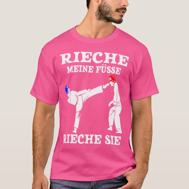 T-shirt Karate Avec Conception Kickboxing (Devant)