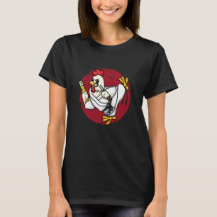 T-shirt Karate BBQ de l'éleveur de poulets
