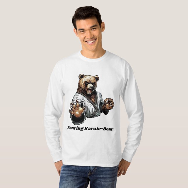 T-shirt "Karate-Bear torride" (Devant entier)