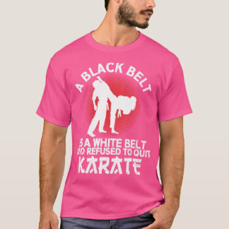 T-shirt Karate Belt Shirt Karate Silhouette T Shirt Martia