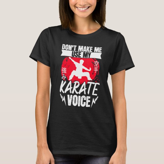 T-shirt Karate Black Belt Gi Uniform Ne Me Faites Pas Util (Devant)