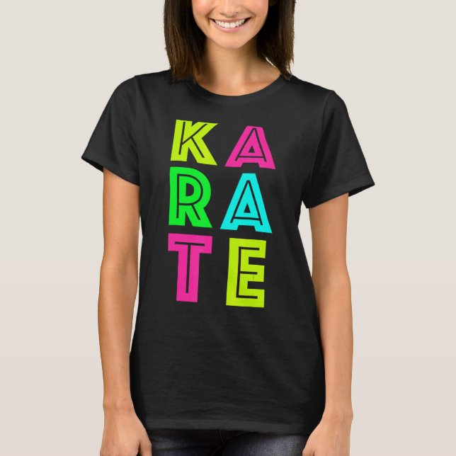T-shirt Karate Black Belt Gi Uniforme Karate (Devant)