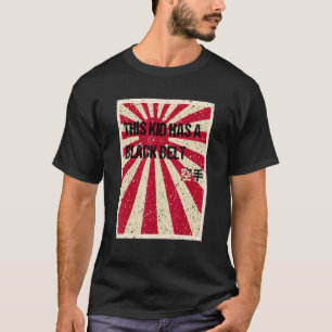 T-shirt Karate Black Belt Jeune Enfant