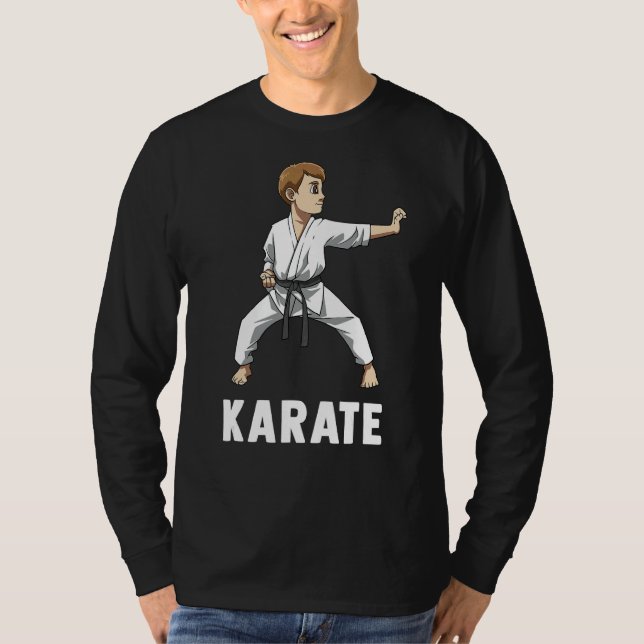 T-shirt Karate Boy Kid Karate Mixed martial art (Devant)