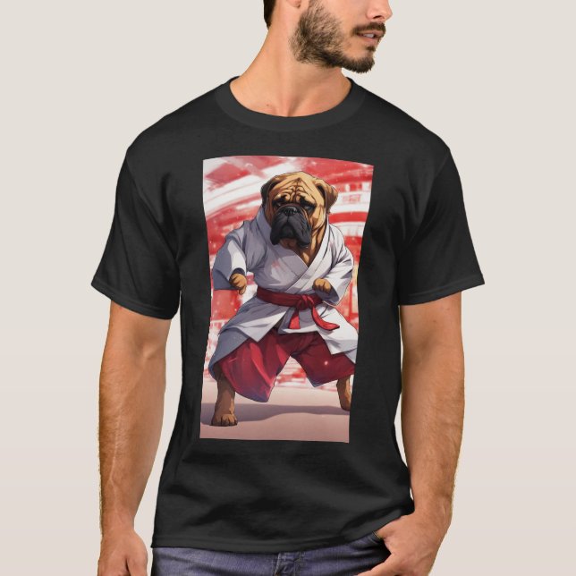 T-shirt Karate Bullmastiff (Devant)