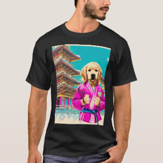 T-shirt Karate Canine - Le Combattant Poilu - Merveille de