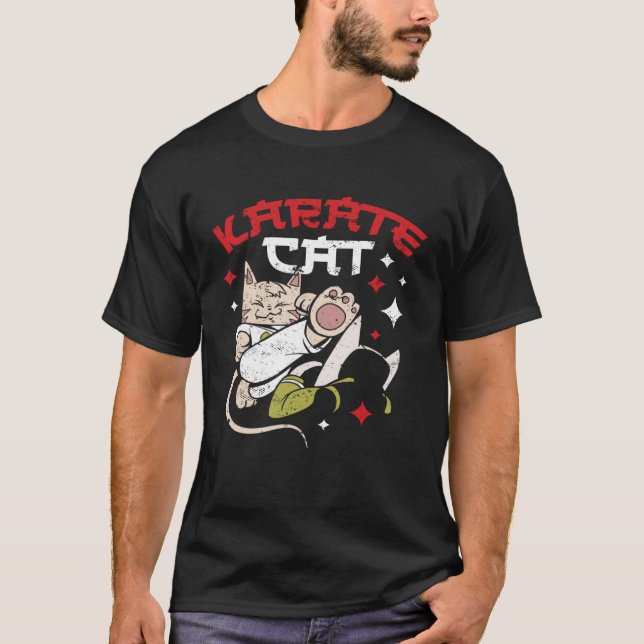 T-shirt Karate Cat (Devant)