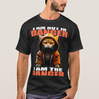 T-shirt Karate Chat Je Ne Suis Pas En Danger Je Suis En Da