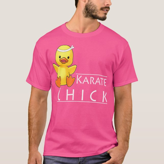 T-shirt Karate Chick - Funny Karate Shirt (Devant)