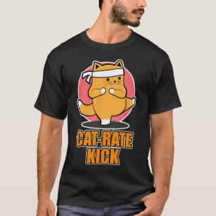 T-shirt Karate Conception Chat Pour Les Ventilateurs De Sp