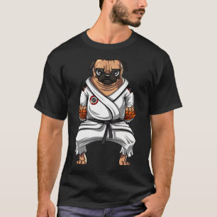 T-shirt Karate de chien pug
