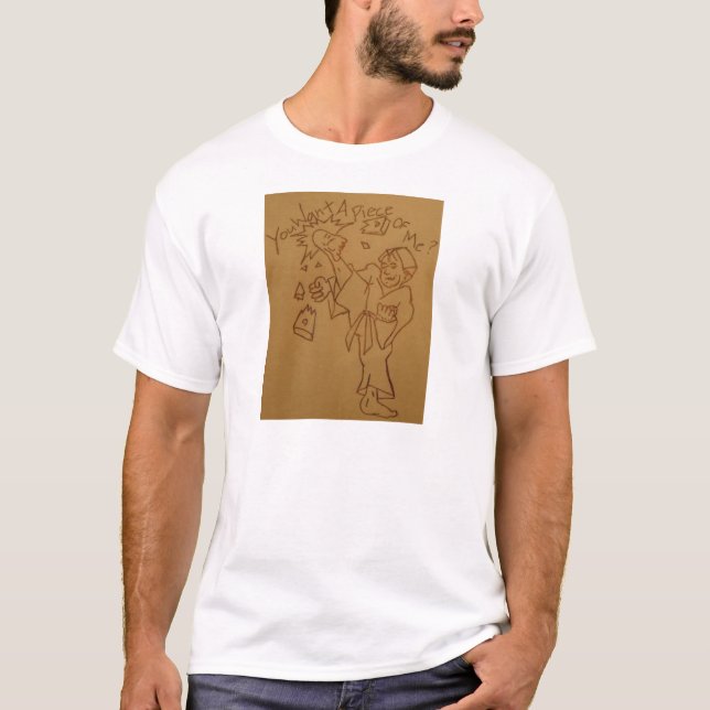 T-shirt karaté de Coup-de-pied-bout (Devant)