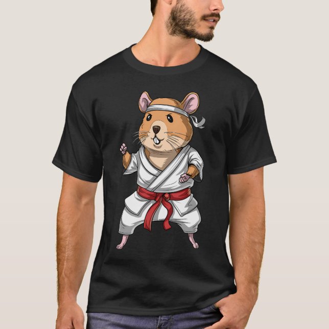 T-shirt Karate de hamster (Devant)