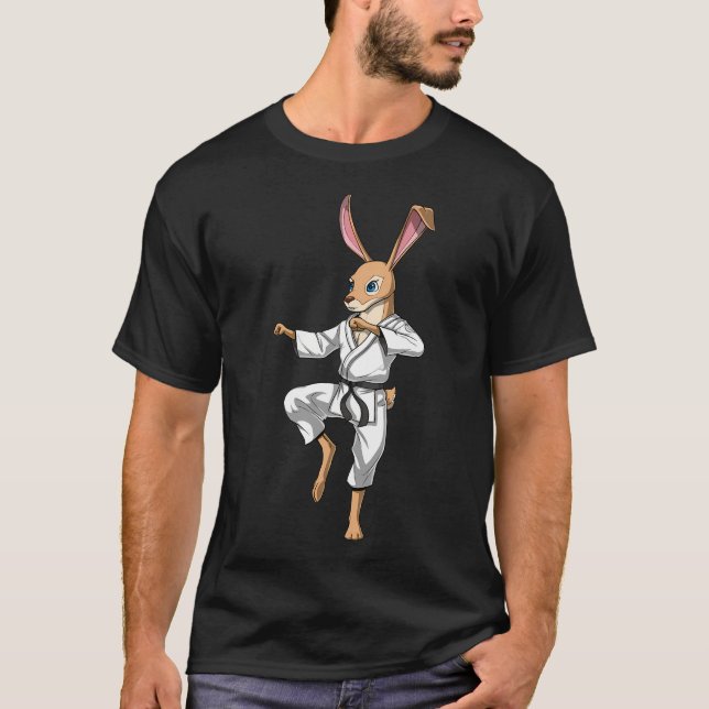T-shirt Karate de lapin (Devant)