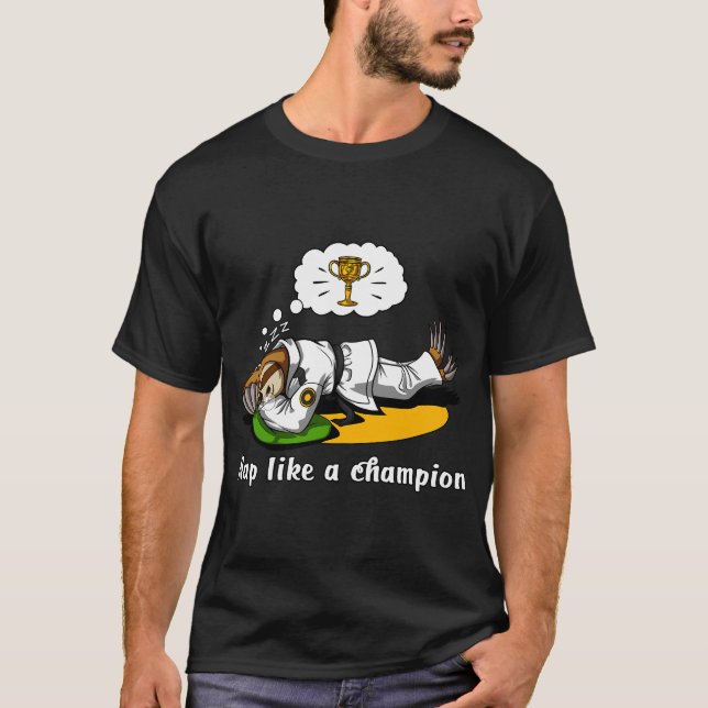 T-shirt Karate de paresseux (Devant)