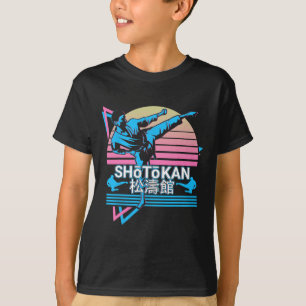 T-shirt Karaté de Shotokan Japonais Arts Martiaux Retro 1