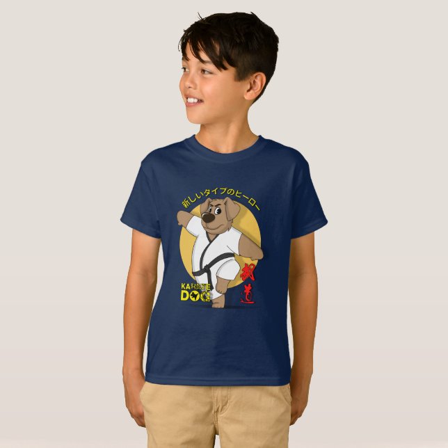 T-shirt Karate Dog | Enfants (Devant entier)
