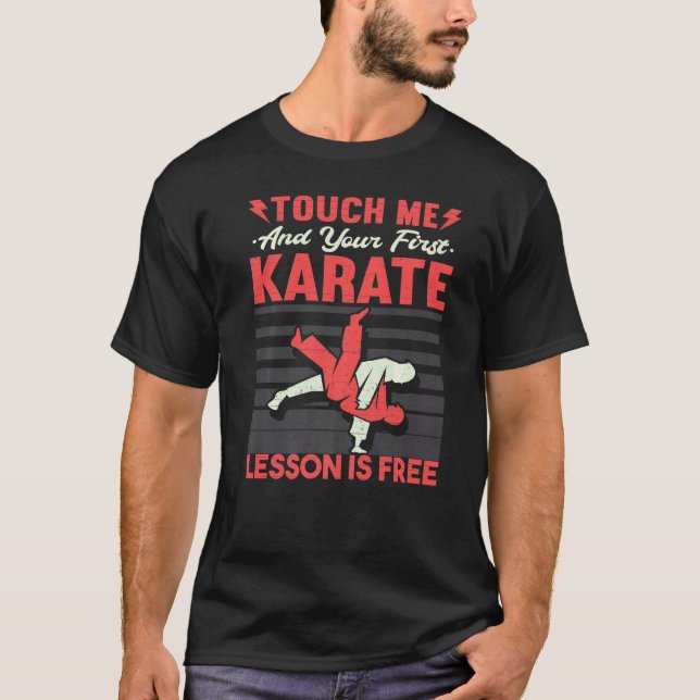 T-shirt Karate Drôle Premium (Devant)