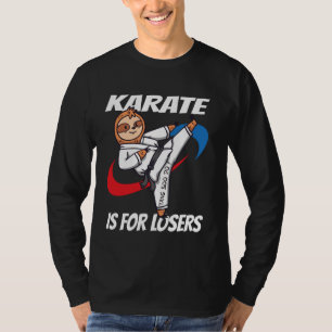 T-shirt Karate est pour les perdants le drapeau américain