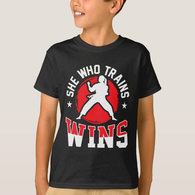 T-shirt Karate Féminin  (Devant)