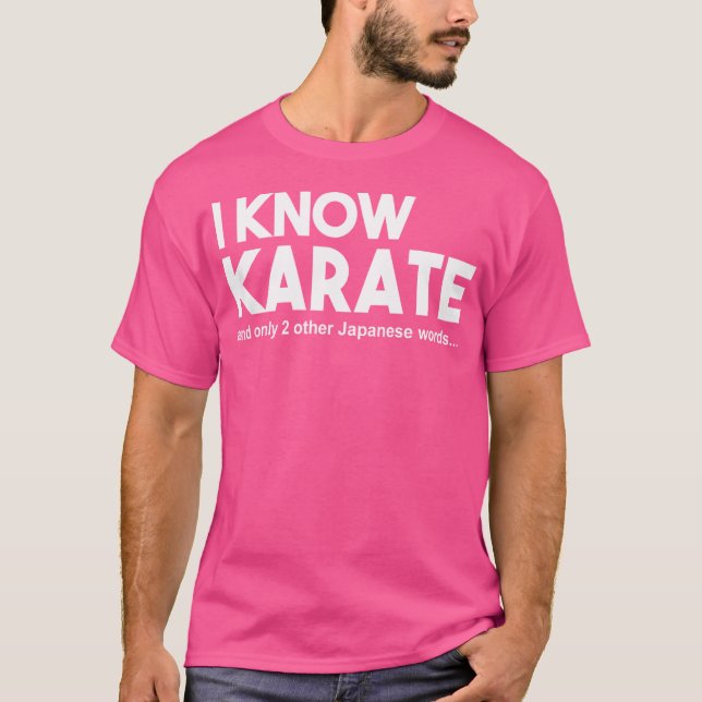 T-shirt Karate Funny (Devant)