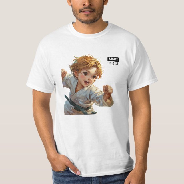 T-shirt Karate gamin tee - shirt pour hommes (Devant)