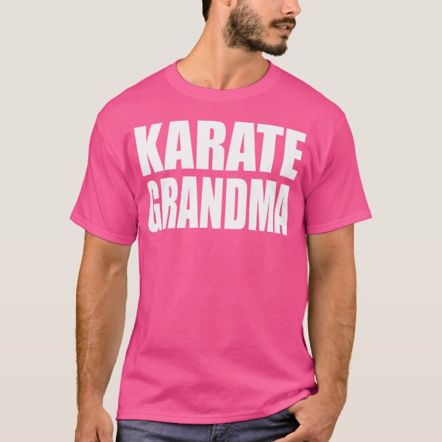 T-shirt Karate Grandma Shirt (Devant)