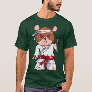 T-shirt Karate Hamster Kickboxing Martial Art Jiu Jitsu