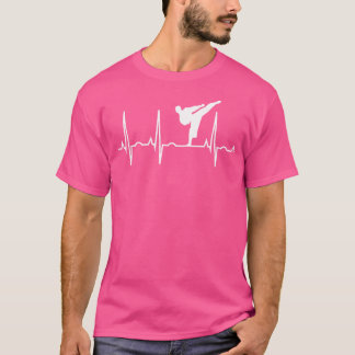 T-shirt Karate Heartbeat Shirt - Perfect Martial Arts Kara