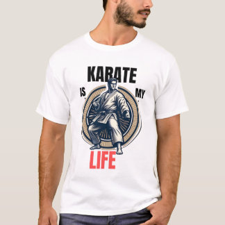 T-shirt Karate is My Life - Karate Design