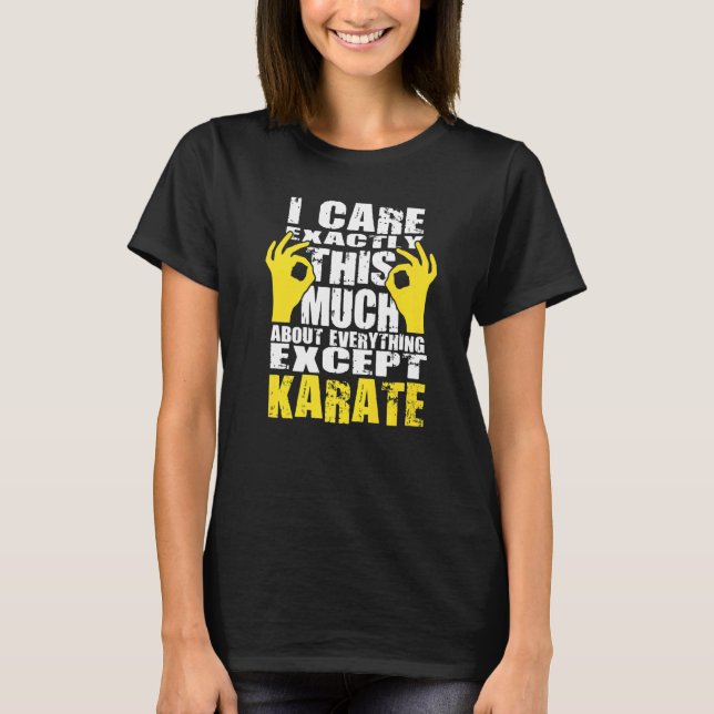 T-shirt Karate Karate Design (Devant)