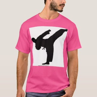 T-shirt Karate Kick Silhouette 1