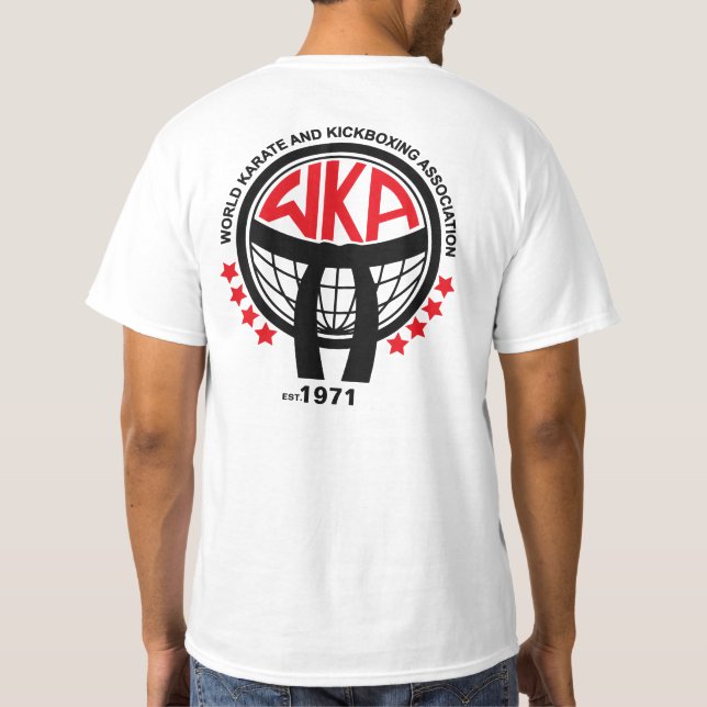 T-shirt karaté kickboxing style classique (Dos)
