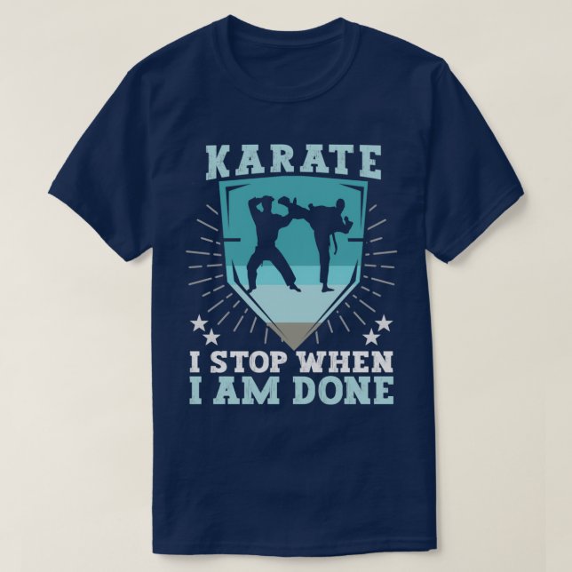 T-shirt Karate Kmpfer Arts martiaux Karate Trainer (Design devant)