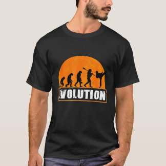 T-shirt Karate Lover L'évolution humaine amusante