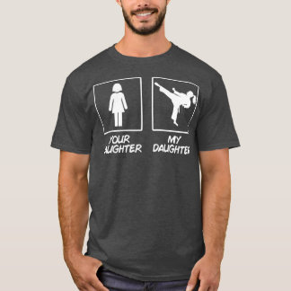 T-shirt Karate Maman Karate fille ceinture noire